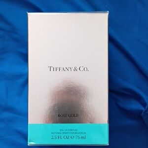 Tiffany & Co. Rose Gold Perfume with Blue Accent